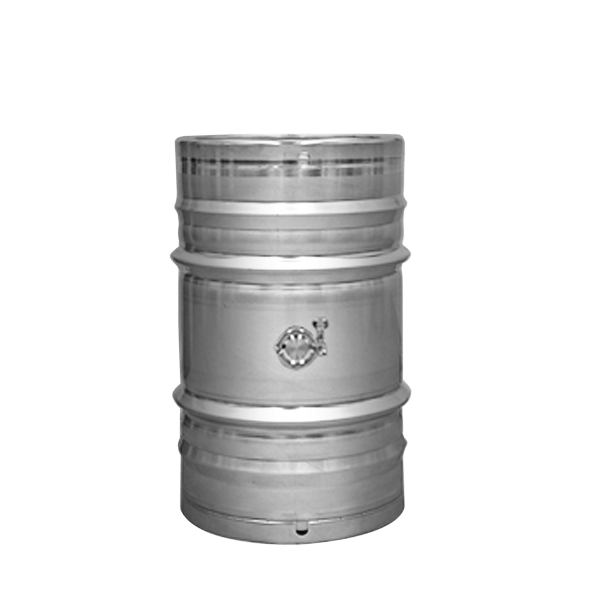 26.5 Gallon Stainless steel drums Closed top
