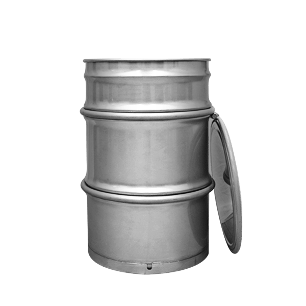 55 Gallon Stainless steel drums Open top