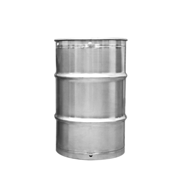 30 Gallon Stainless steel drum Closed top