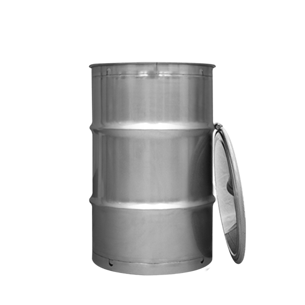55 Gallon Stainless steel drum Open top